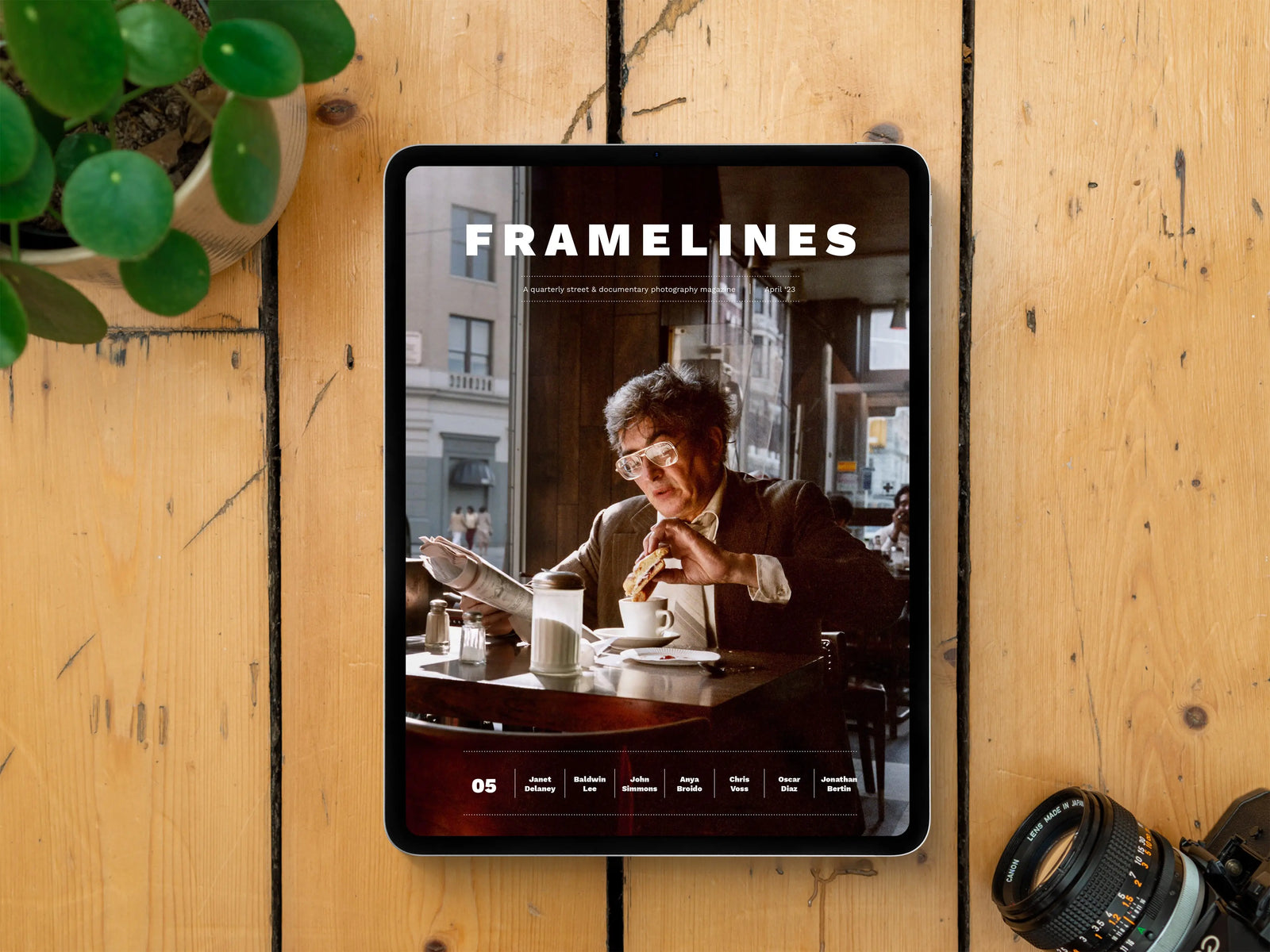 Framelines 05 (Digital Edition) with Janet Delaney, Baldwin Lee, Oscar Diaz, John Simmons, Anya Broido, Chris Voss and Jonathan Bertin - Framelines