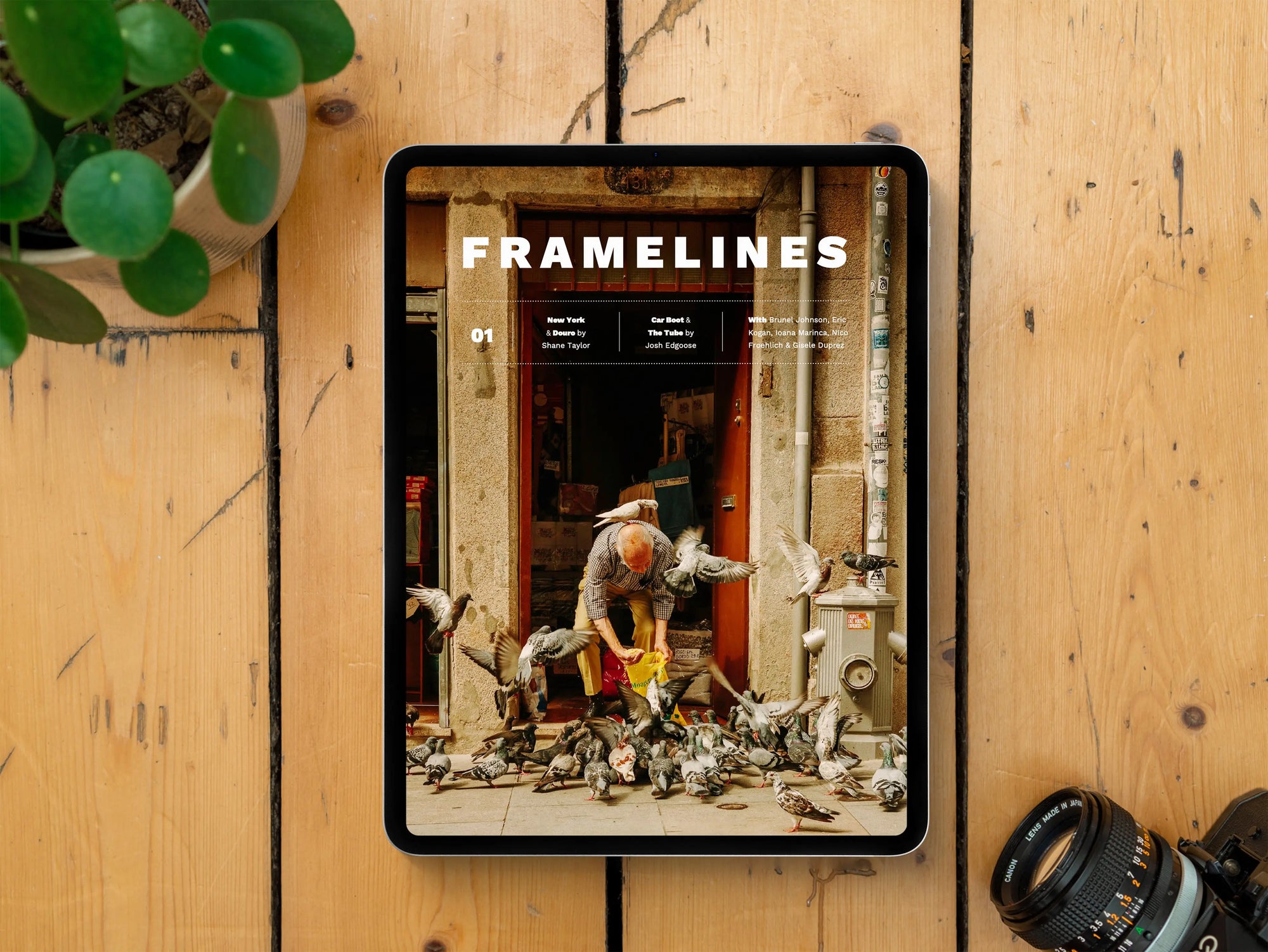 Framelines 01 (Digital Edition) with Nico Froehlich, Gisele Duprez, Eric Kogan, Brunel Johnson and Ioana Marinca